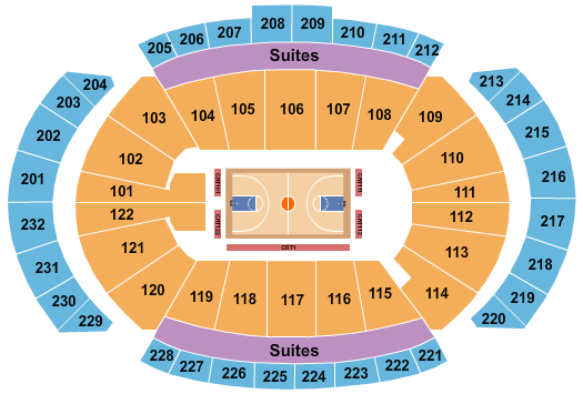 T-Mobile Center Harlem Globetrotters Seating Chart